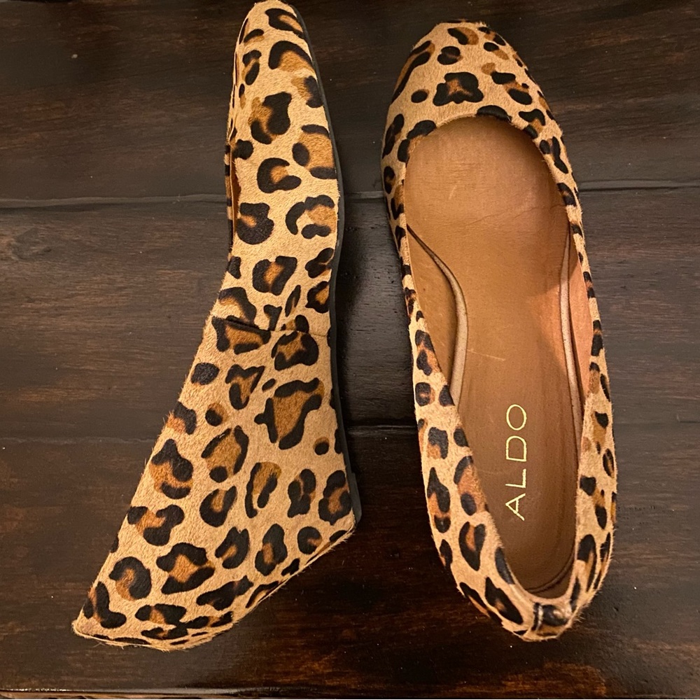 Beautiful Leopard Print Wedges
